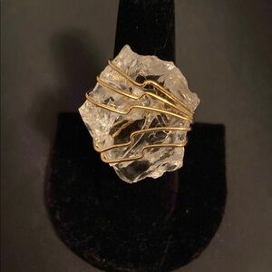 Elegant Gold and Silver Ring